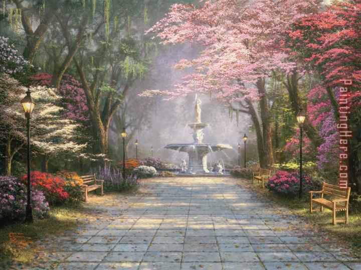 Thomas Kinkade Savannah Romance